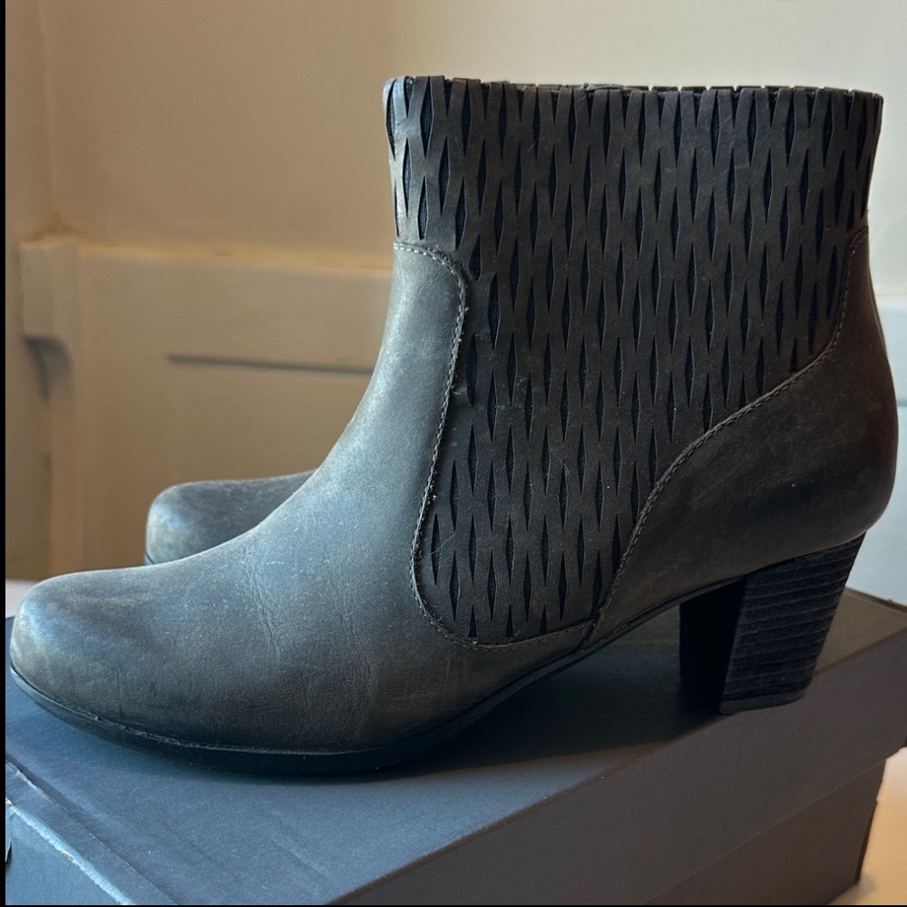 Stylish Gray Ankle Boots